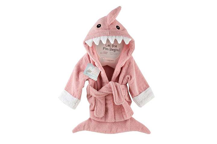 Baby Aspen Let the Fin Begin Shark Robe