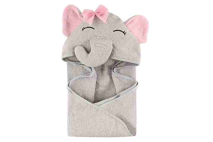 Hudson Baby Unisex Baby Animal Face Hooded Towel