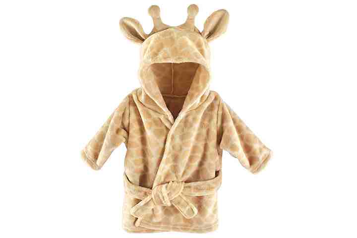 Hudson Baby Unisex Baby Plush Animal Face Robe