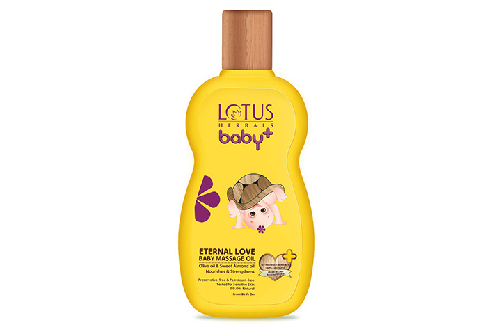 Lotus Herbals baby massage oil